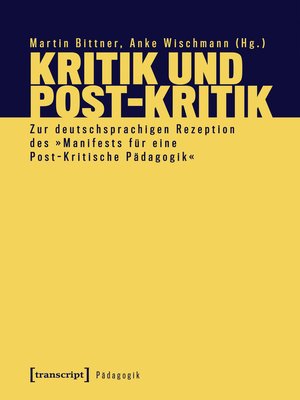 cover image of Kritik und Post-Kritik